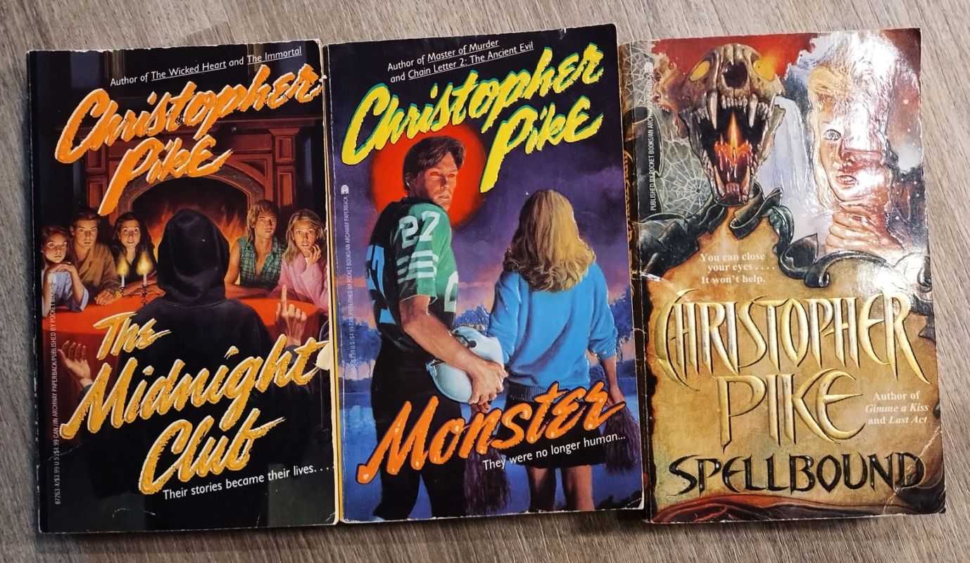 3 Christopher Pike books: The Midnight Club, Monster, Spellbound 3 Christopher Pike books: The Midnight Club, Monster, Spellbound